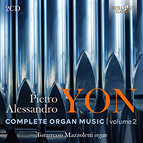 TOMMASO MAZZOLETTI - YON: COMPLETE ORGAN MUSIC, VOL.2
