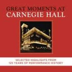 Artistes Variétés - CARNEGIE HALL - 125TH ANNIVERSARY