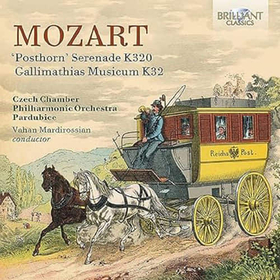 CZECH CHAMBER PHILHARMONIC ORCHESTRA  - MOZART: POSTHORN SERENADE K320, GALLIM