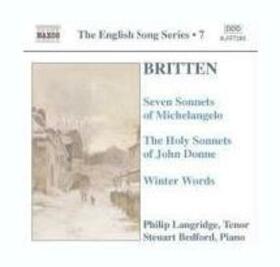 BRITTEN, BENJAMIN - HOLY SONNETS OF JOHN DONN