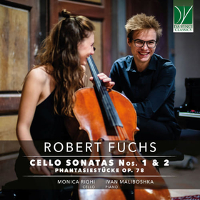 RIGHI, MONICA  - ROBERT FUCHS: CELLO SONATAS NOS. 1 & 2,