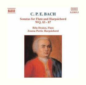 BACH, CARL PHILIPP EMANUEL - SONATAS FOR FLUTE & HARPS