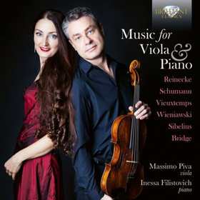 MASSIMO PIVA - MUSIC FOR VIOLA & PIANO BY REINECKE, SCH