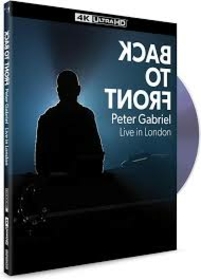 PETER GABRIEL - BACK TO FRONT + BLURAY