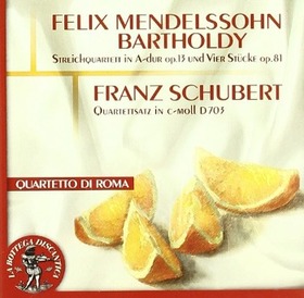 MENDELSSOHN BARTHOLDY & S - QUARTETT IN A-DUR/TEMA CO