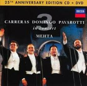 CARRERAS/DOMINGO/PAVAROTTI - THREE TENORS 25 ANNIVERSARY + DVD