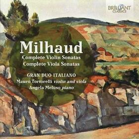 MILHAUD, DARIUS - COMPLETE VIOLIN & VIOLA S