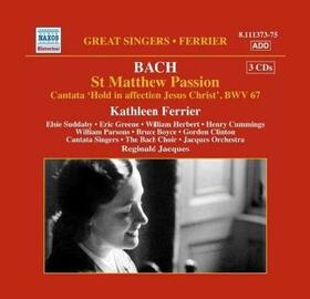 BACH, JOHANN SEBASTIAN - ST.MATTHEW PASSION