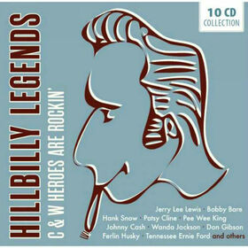 VARIOS ARTISTAS - HILLBILLY LEGENDS - C&W HEROES ARE ROCKIN' =BOX=