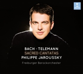 JAROUSSKY, PHILIPPE - BACH & TELEMANN SACRED CANTATAS + DVD