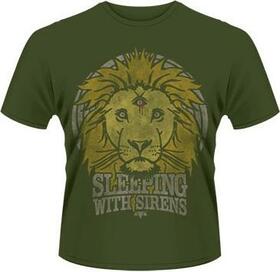 SLEEPING WITH SIRENS - LION CREST -S- GREEN