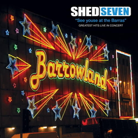 SHED SEVEN - SEE YOURSE AT THE BARRAS -LTD YELLOW-