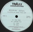 KEEPIN' SOUL - VALENCIA AND YOU EP -EP- (Disco Vinilo 12')