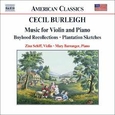 BURLEIGH, CECIL - MUSIC FOR VIOLIN & PIANO (Compact Disc)