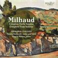 MILHAUD, DARIUS - COMPLETE VIOLIN & VIOLA S (Compact Disc)