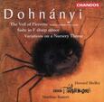 DOHNANYI, ERNST VON - SUITE, VARIATIONS ON A NU (Compact Disc)