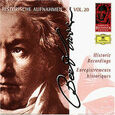 BEETHOVEN, LUDWIG VAN - VOLUME 20-HISTORIC RECORD (Compact Disc)