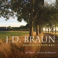 BRAUN, JEAN DANIEL - SONATAS FOR FLUTE & B.C. (Compact Disc)