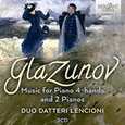 GLAZUNOV, ALEKSANDR - MUSIC FOR PIANO 4-HANDS (Compact Disc)