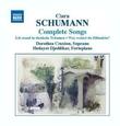 SCHUMANN, CLARA - COMPLETE SONGS (Compact Disc)