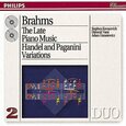BRAHMS, JOHANNES - LATE PIANO WORKS (Compact Disc)