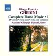 GHEDINI, G. F. - COMPLETE PIANO MUSIC 1 (Compact Disc)